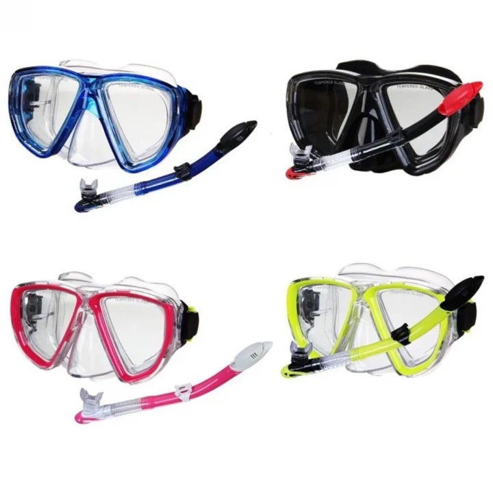 Mey İthalat® JS-M388 Yüzücü Maske Snorkel Set