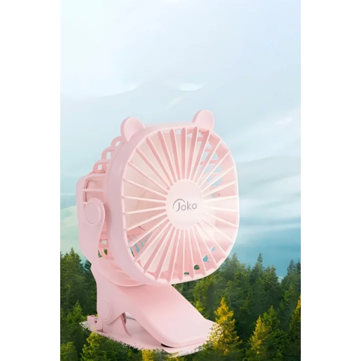 Mey İthalat®  JS03 Masaüstü Soğutma Fanı - Pembe