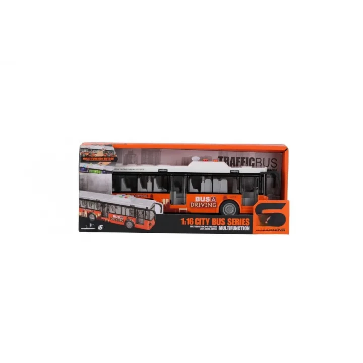 Mey İthalat® JS120AB BÜYÜK PİLLİ IŞIKLI SESLİ PİLLİ OTOBÜS