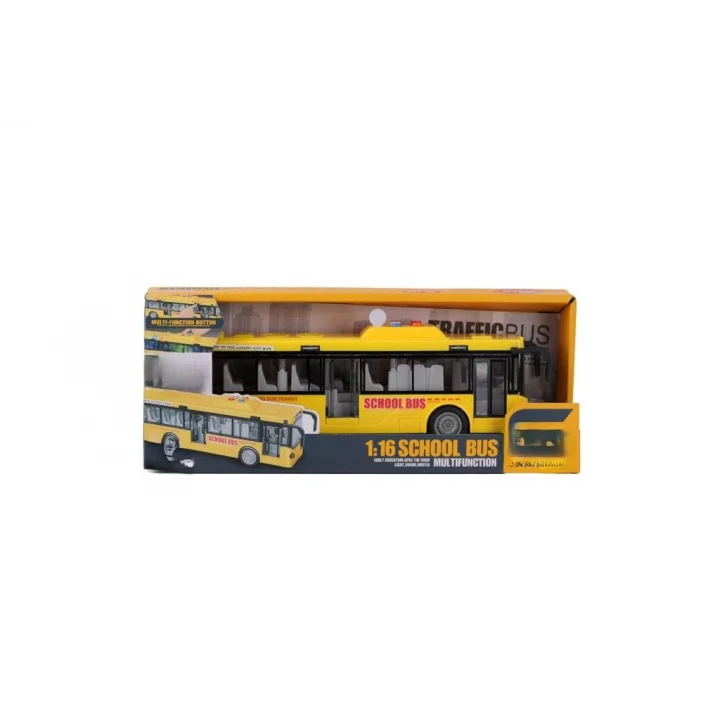 Mey İthalat® JS120AB BÜYÜK PİLLİ IŞIKLI SESLİ PİLLİ OTOBÜS