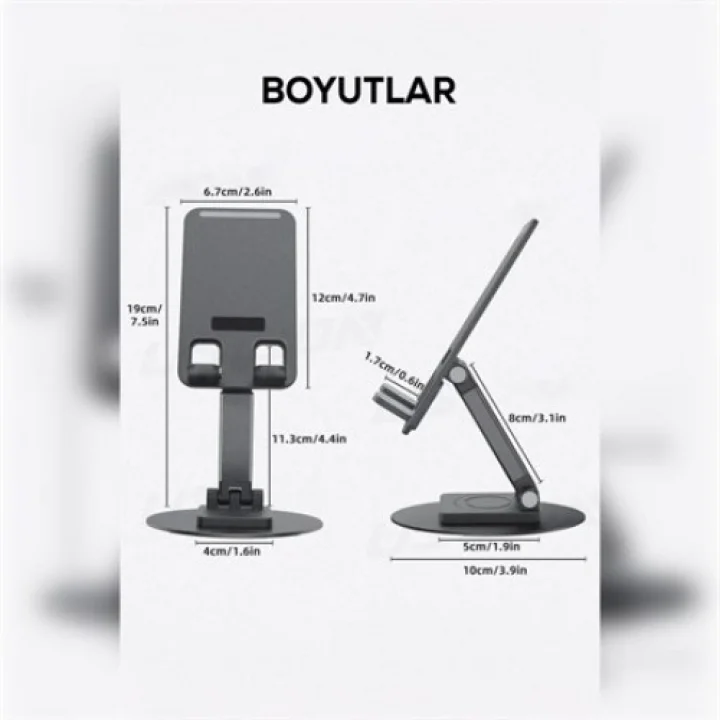 Mey İthalat® KABLO GEÇİRİLEBİLİR TELEFON TUTUCU