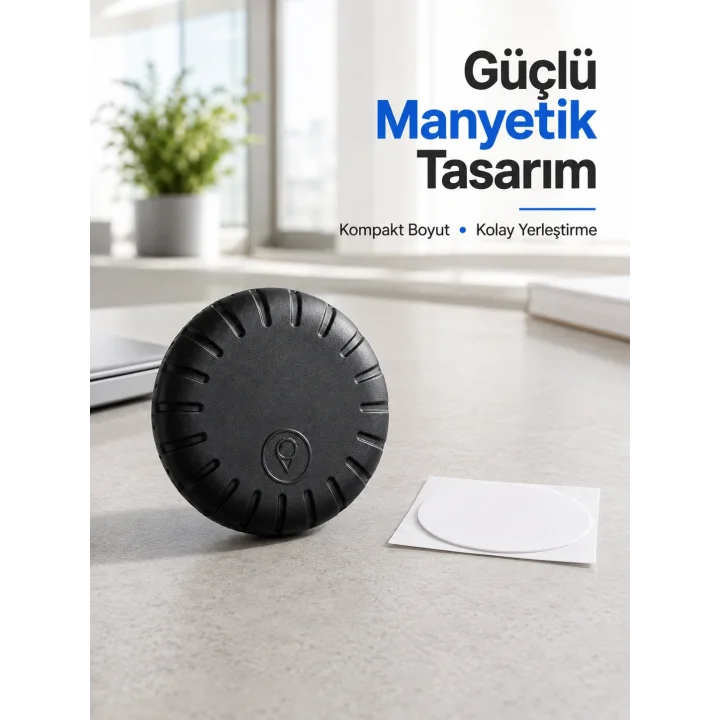 Mey İthalat® Kablosuz Akıllı Konum Takip Cihazı Android ve iPhone Uyumlu Mini GPS Bulucu
