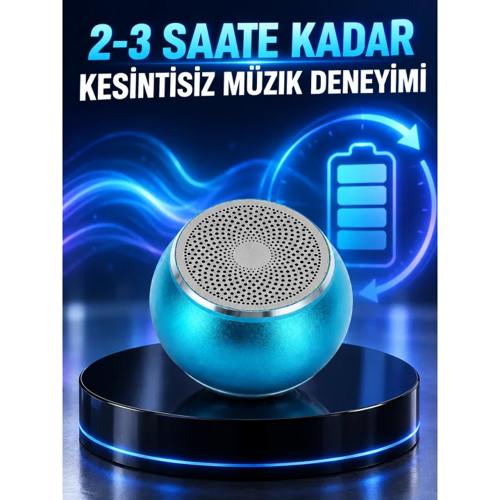 Mey İthalat® Kablosuz Bluetooth 5.0 Hoparlör | Kompakt ve Güçlü Ses Yeni Nesil