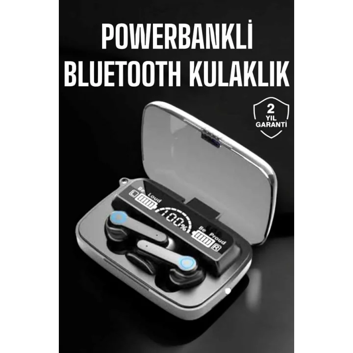 Mey İthalat® Kablosuz Bluetooth Kulaklık Dokunmatik Kontrol Uzun Pil Ömrü