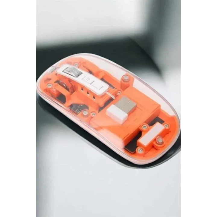 Mey İthalat® Kablosuz Mouse Fare 5.0 Bluetooth Bağlantılı USB Girişli Yeni Nesil
