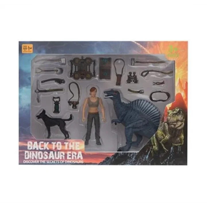 Mey İthalat® KADIN FİGÜRLÜ DİNOZOR SET-MEGA