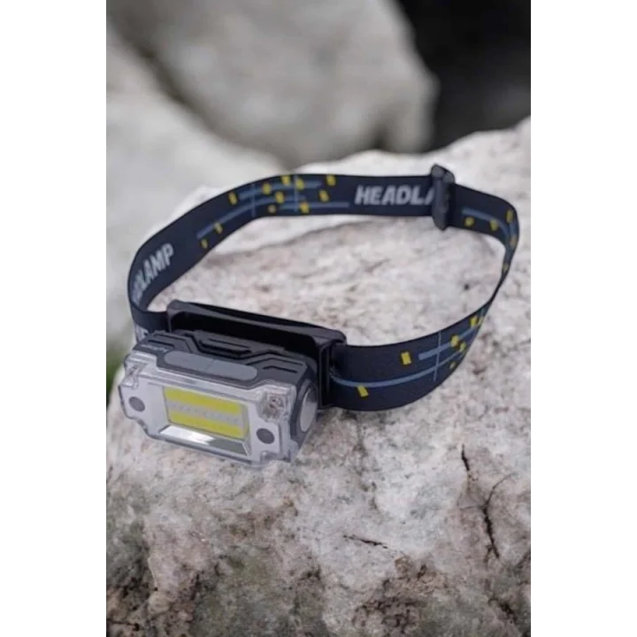 Mey İthalat® Kafa Lambası Led Fener Pratik Taşınabilir Ayarlanabilir USB Şarjlı