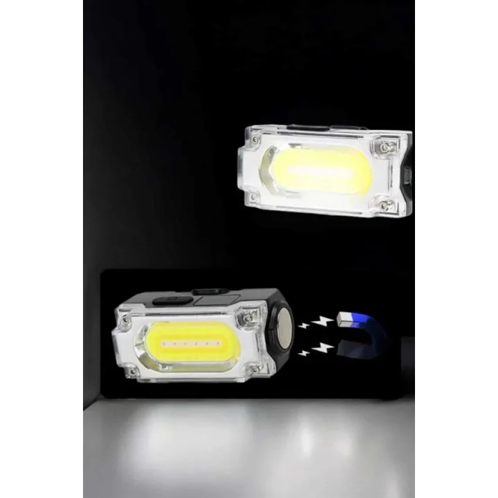 Mey İthalat® Kafa Lambası Led Fener Pratik Taşınabilir Ayarlanabilir USB Şarjlı