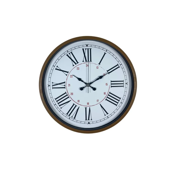 Mey İthalat® Kahverengi 36 Cm Standart Duvar Saati