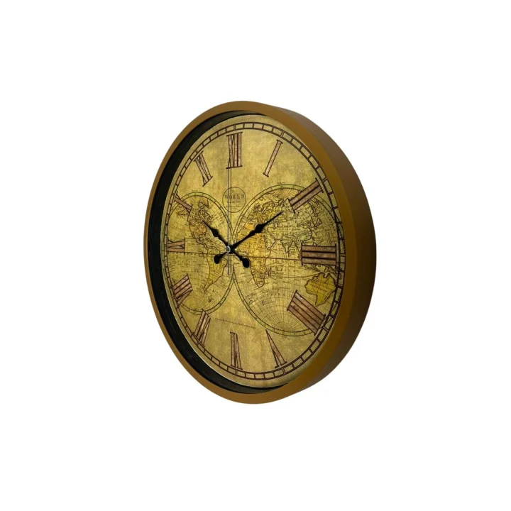 Mey İthalat® Kahverengi Vintage 36 Cm Duvar Saati