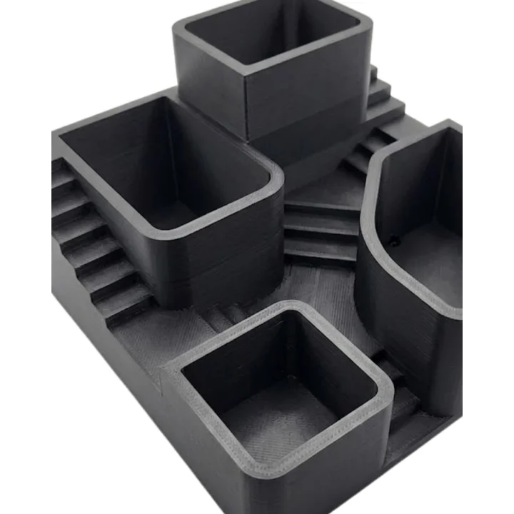 Mey İthalat® KAKTÜS SAKSI SETİ SİYAH