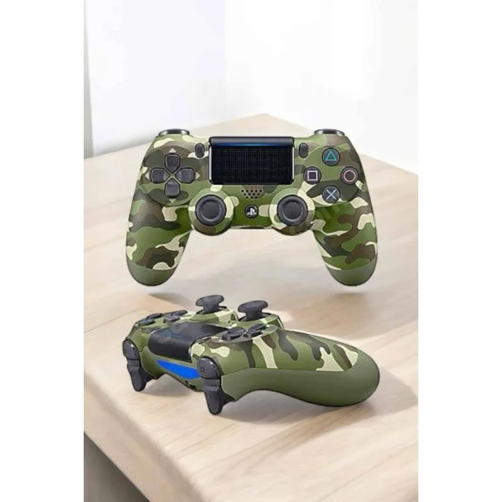 Mey İthalat® Kamuflaj Desenli Joystick PS4 Oyun Kolu
