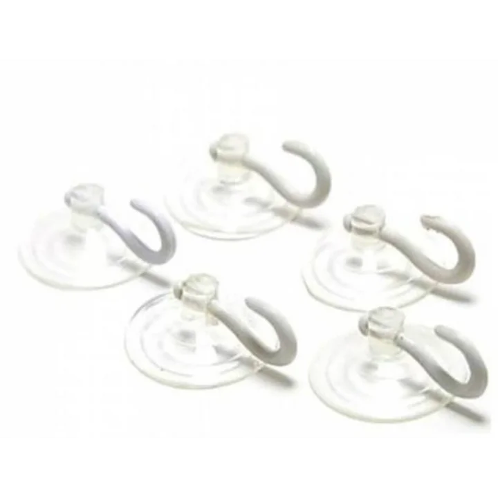 Mey İthalat® Kancalı Cam Vantuzu 5 Adet