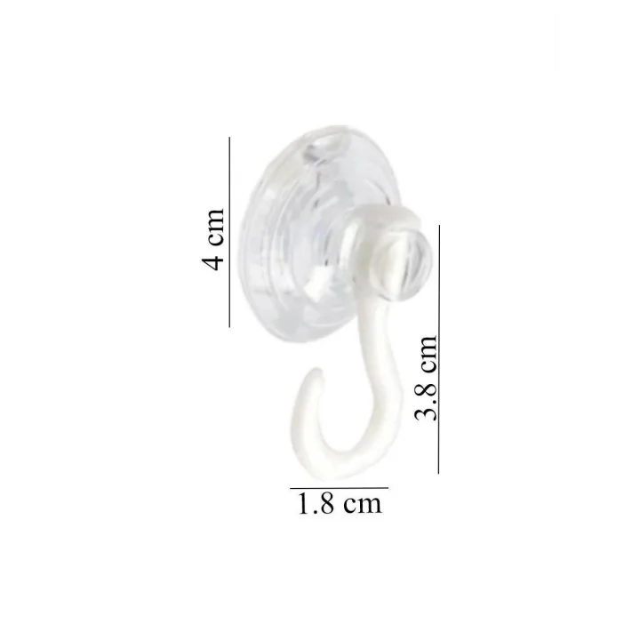 Mey İthalat® Kancalı Cam Vantuzu 5 Adet