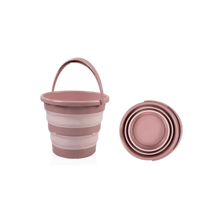 Mey İthalat®   Katlanır Banyo 5Li Küvet Seti 596 Somon