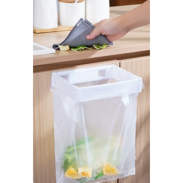 Mey İthalat® Kendinden Yapışkanlı Katlanabilir Çöp Poşeti Tutucu Aparat