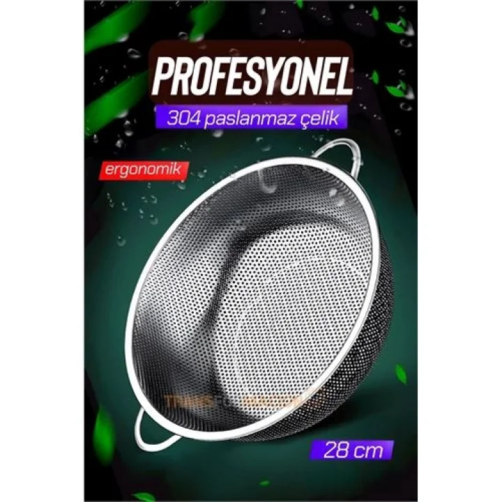 Mey İthalat® Kevgir 304 Paslanmaz Çelik Mink Design 721458