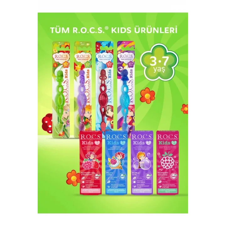 Mey İthalat®  .Kids Ekstra Soft Diş Fırçası 3-7 Yaş