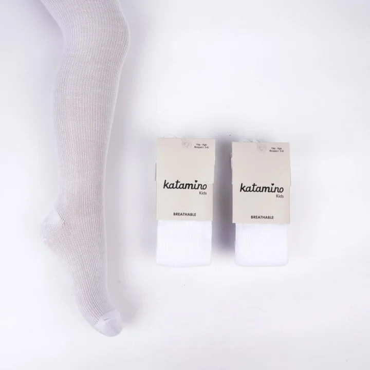 Mey İthalat® Kız Külotlu Çorap 300423 Beyaz