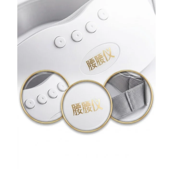 Mey İthalat® Kızılötesi Isıtmalı Titreşimli Kadın Bel ve Rahim Masaj Kemeri USB Şarjlı