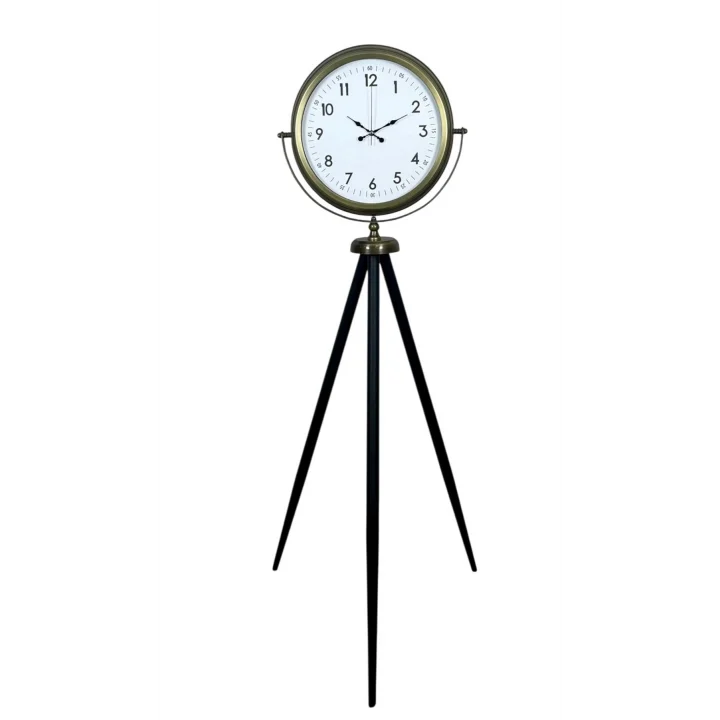 Mey İthalat® Klasik Eskitme Tripod Ayaklı Saat