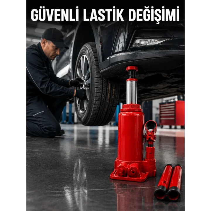 Mey İthalat® Kolay Pompalama Mekanizmalı Pratik Şişe Kriko
