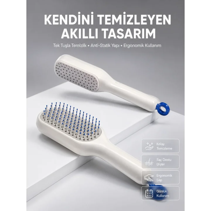 Mey İthalat® Kolay Temizlenen Fırçası Evcil Hayvanlara Özel Tüy Temizleme