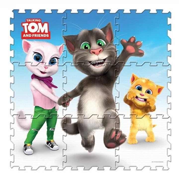 Mey İthalat® Konuşan Kedi Tom ve Eva Yer Matı