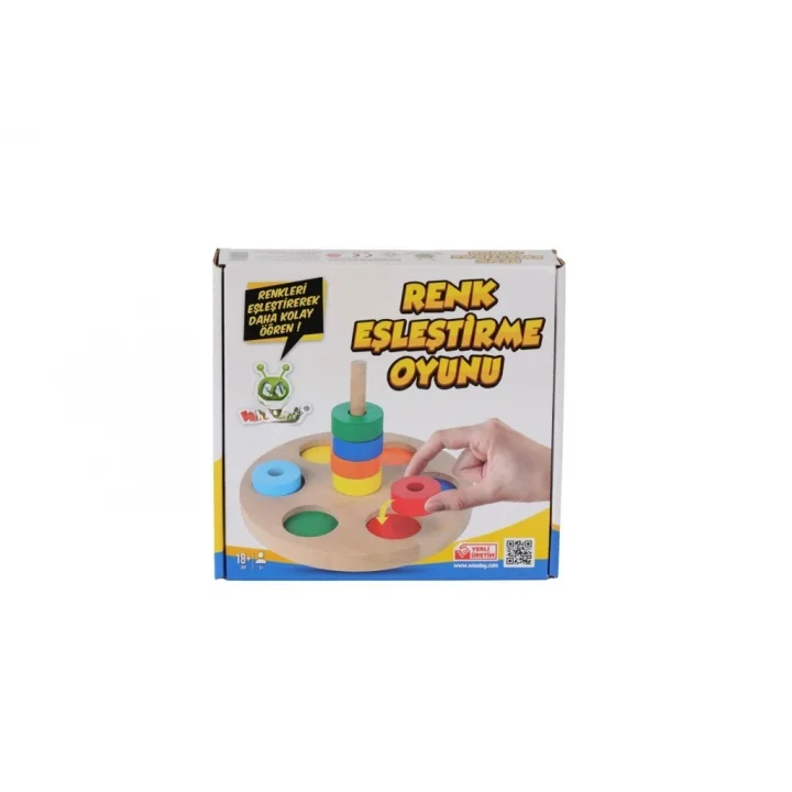 Mey İthalat® KR136 RENKLİ HALKA EŞLEŞTİRME OYUNU