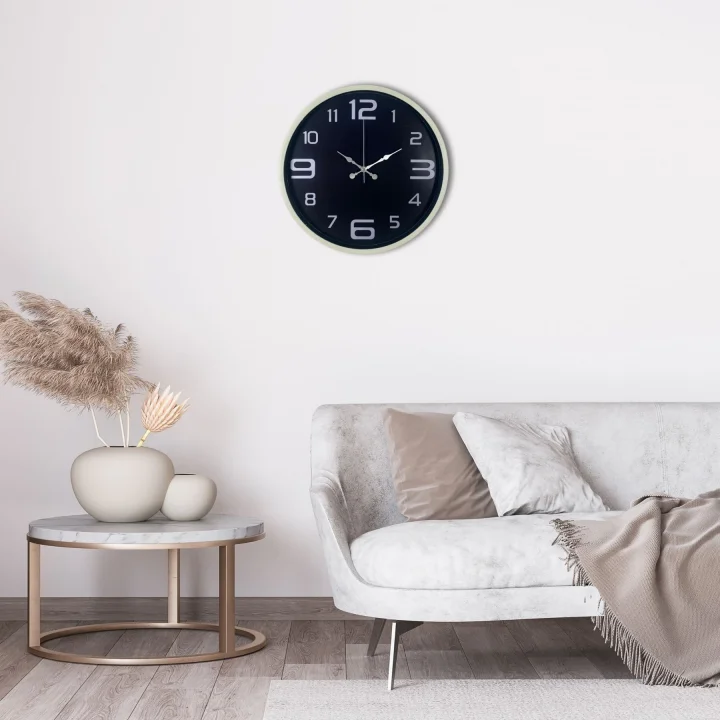 Mey İthalat® Krem Standart 36 Cm Duvar Saati