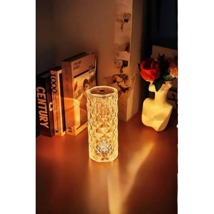 Mey İthalat® Kristal Dokunmatik Ve Kumandalı Masa Ve Gece lambasI