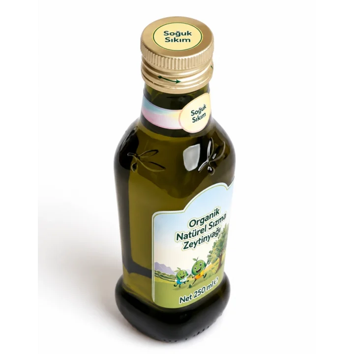 Mey İthalat® Kristal Organik Natural Sızma Zeytinyağı 250 ml