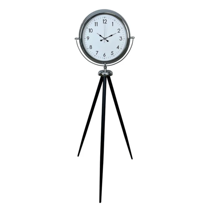 Mey İthalat® Krom Standart Tripod Ayaklı Saat