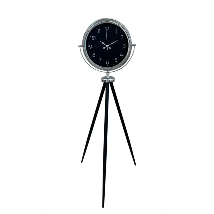 Mey İthalat® Krom Zarif Tripod Ayaklı Saat