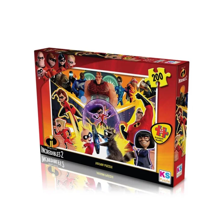 Mey İthalat® Ks Games 200 Parça Incredibles  Puzzle