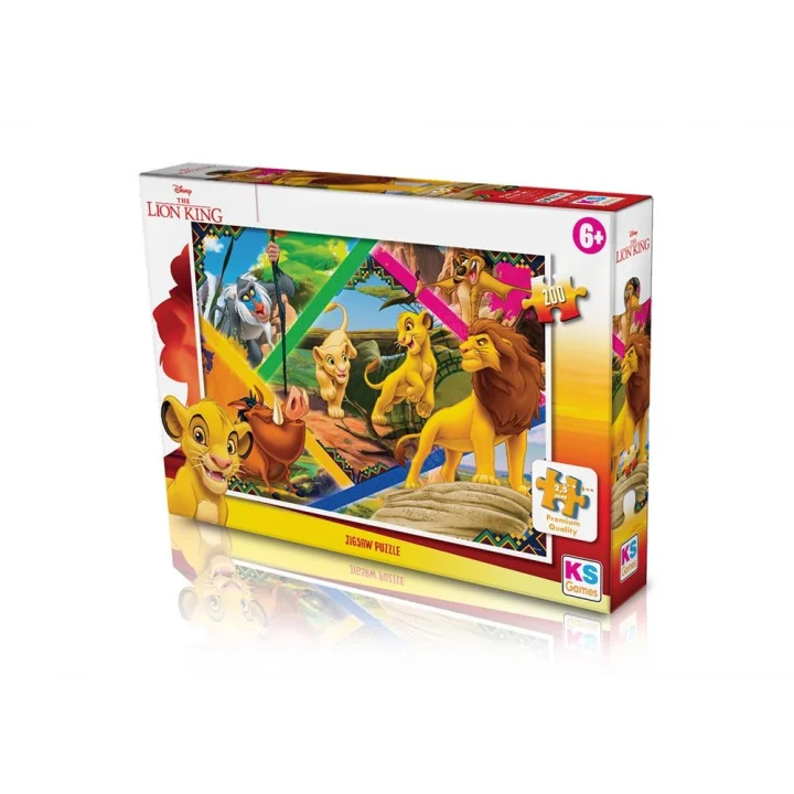 Mey İthalat® Ks Games 200 Parça Lion King Puzzle