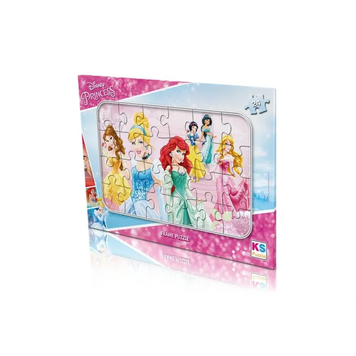 Mey İthalat® Ks Games 24 Parça  Princess Frame Puzzle