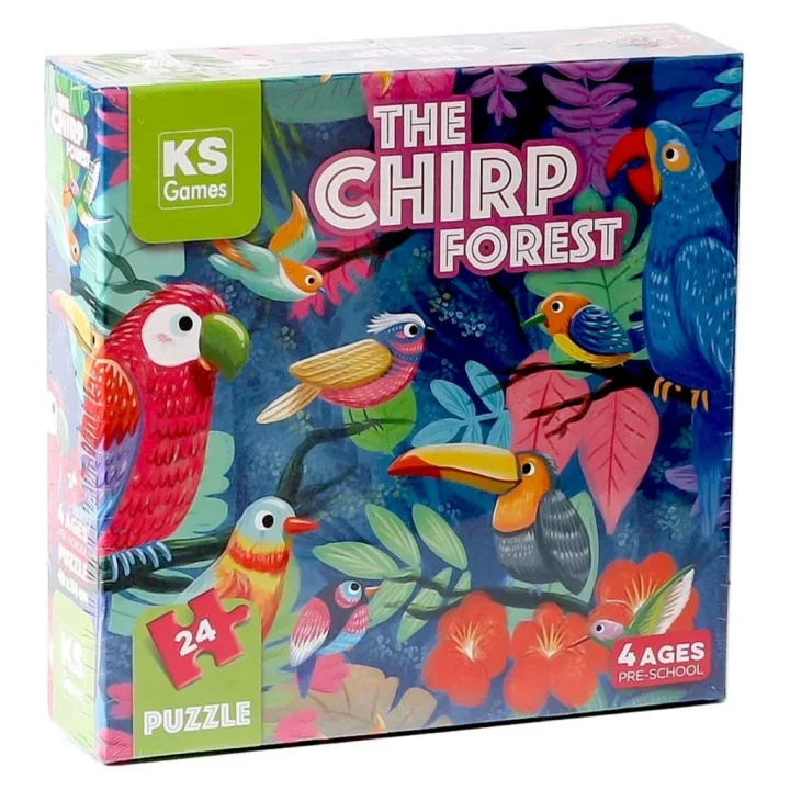 Mey İthalat®  KSGamesTheChirpForestPreSchool24ParçaPuzzle