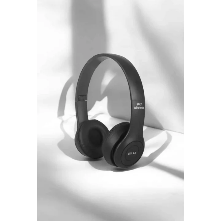 Mey İthalat® Kulak Üstü TF Kart ve AUX Destekli Ergonomik Bluetooth Kulaklık