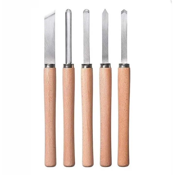 Mey İthalat® KWB 5 Parça Ahşap Torna Bıçak Seti