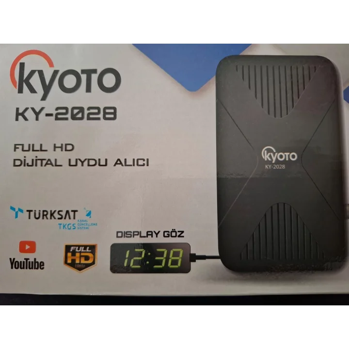 Mey İthalat® KYOTO KY-2028 FULL HD Dijital Uydu Alıcı