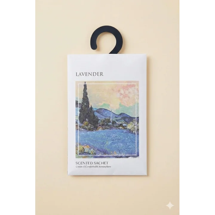 Mey İthalat®  LAVANTA  Dolap ve Çekmece Kokusu –1 ADET Askılı Koku Poşeti,  Uzun Ömürlü Koku