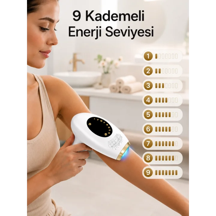 Mey İthalat® LCD Ekranlı Profesyonel IPL Epilasyon Cihazı