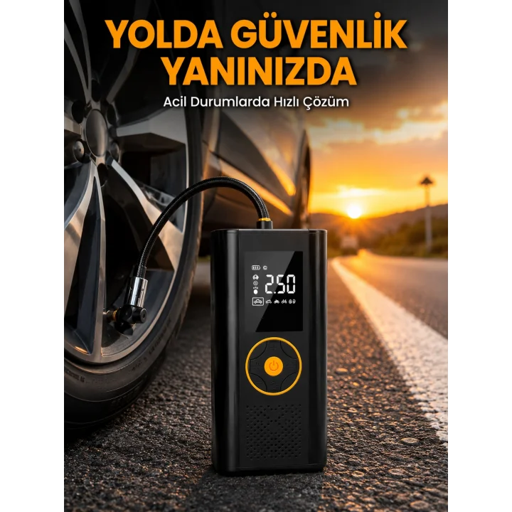 Mey İthalat® LED Ekranlı Akıllı Hava Kompresörü Hassas Basınç Kontrolü Yeni Nesil