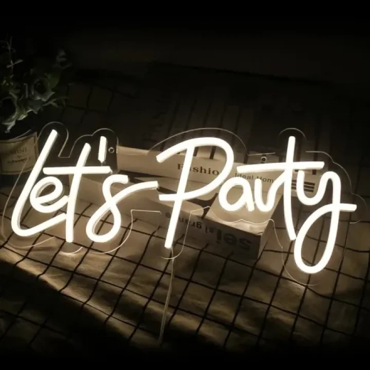 Mey İthalat® Lets Party Neon Led Tabela