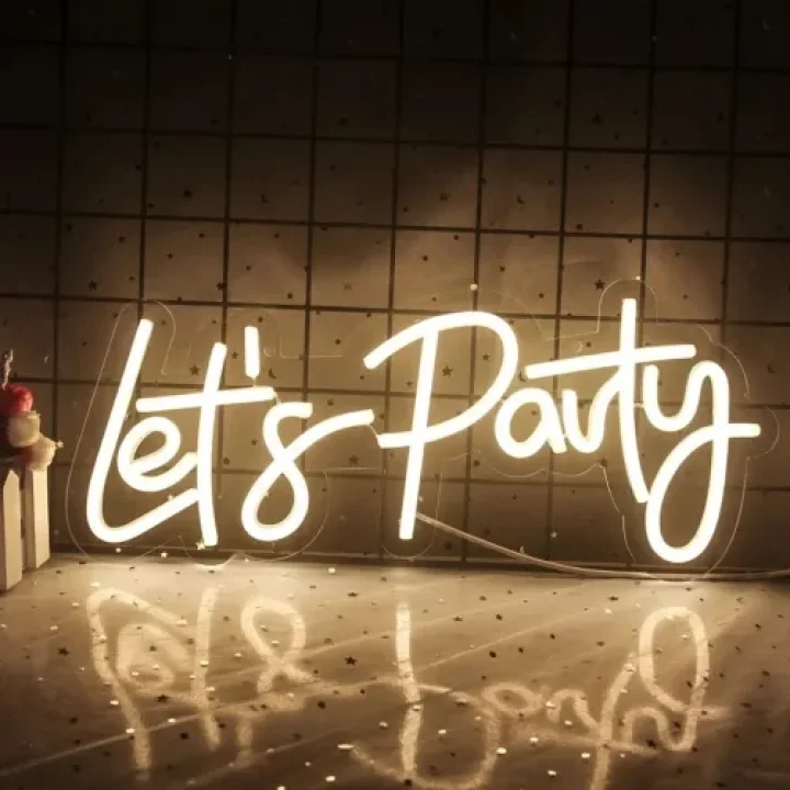 Mey İthalat® Lets Party Neon Led Tabela