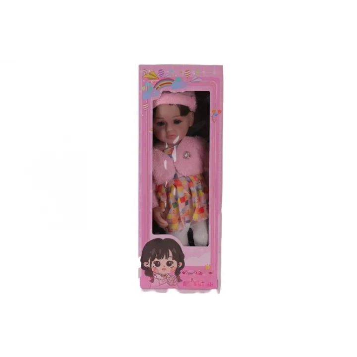 Mey İthalat® LMN232 55 CM MÜZİKLİ SİLİKONLU ET BEBEK
