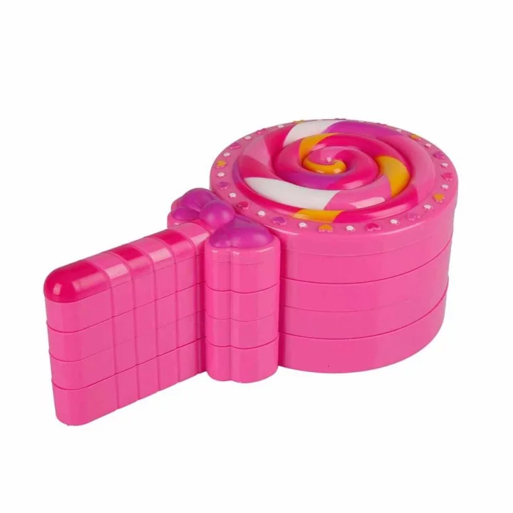 Mey İthalat® Lolipop Şekilli 4 Katlı Makyaj Güzellik Seti
