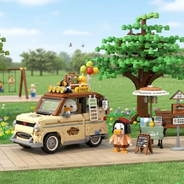 Mey İthalat® LZ-1950  KAMPÇI ÖRDEK 1646 PARÇA BLOCK OYUNCAK