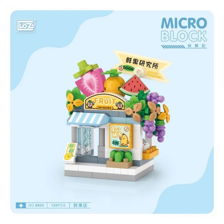 Mey İthalat® LZ8603  Blok Oyuncak Poşet -Vagonlife